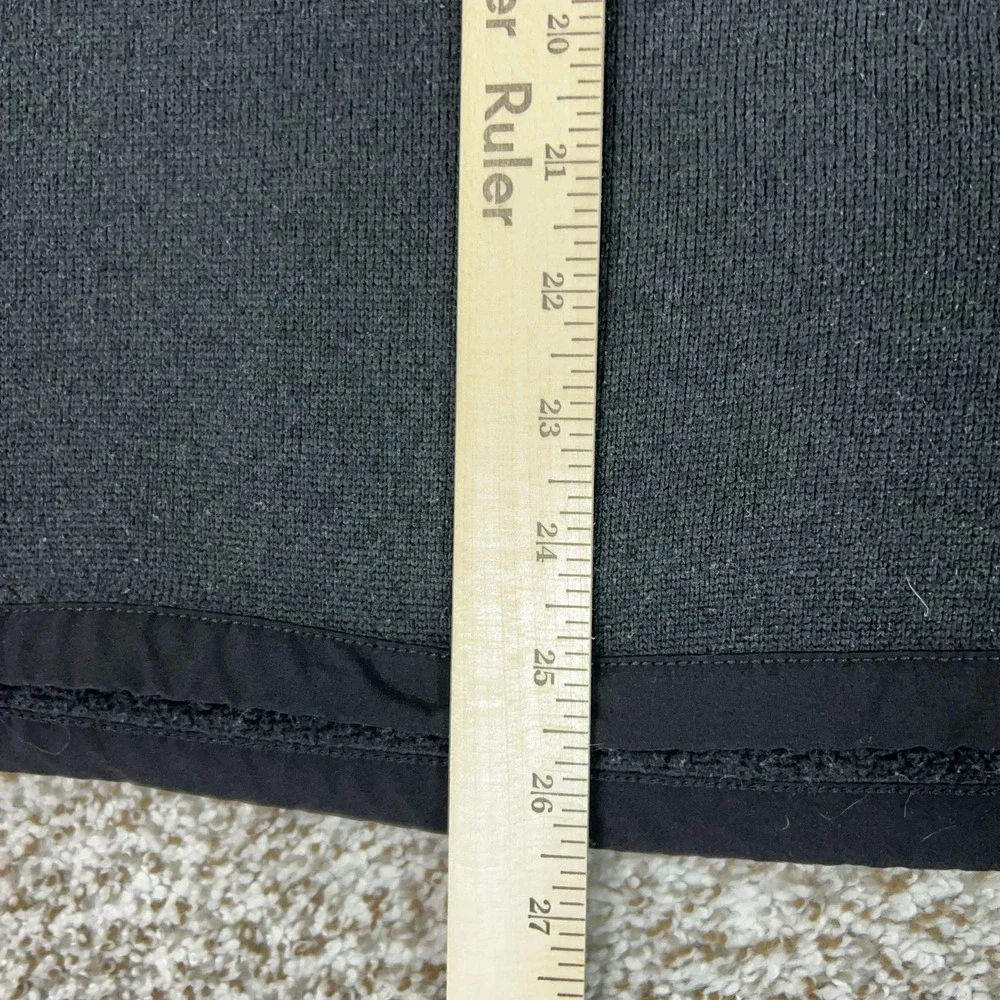 North Face Sweater Mens Medium Black Quarter Zip Pullover‎ Gordon Lyons 1/4 Gorp